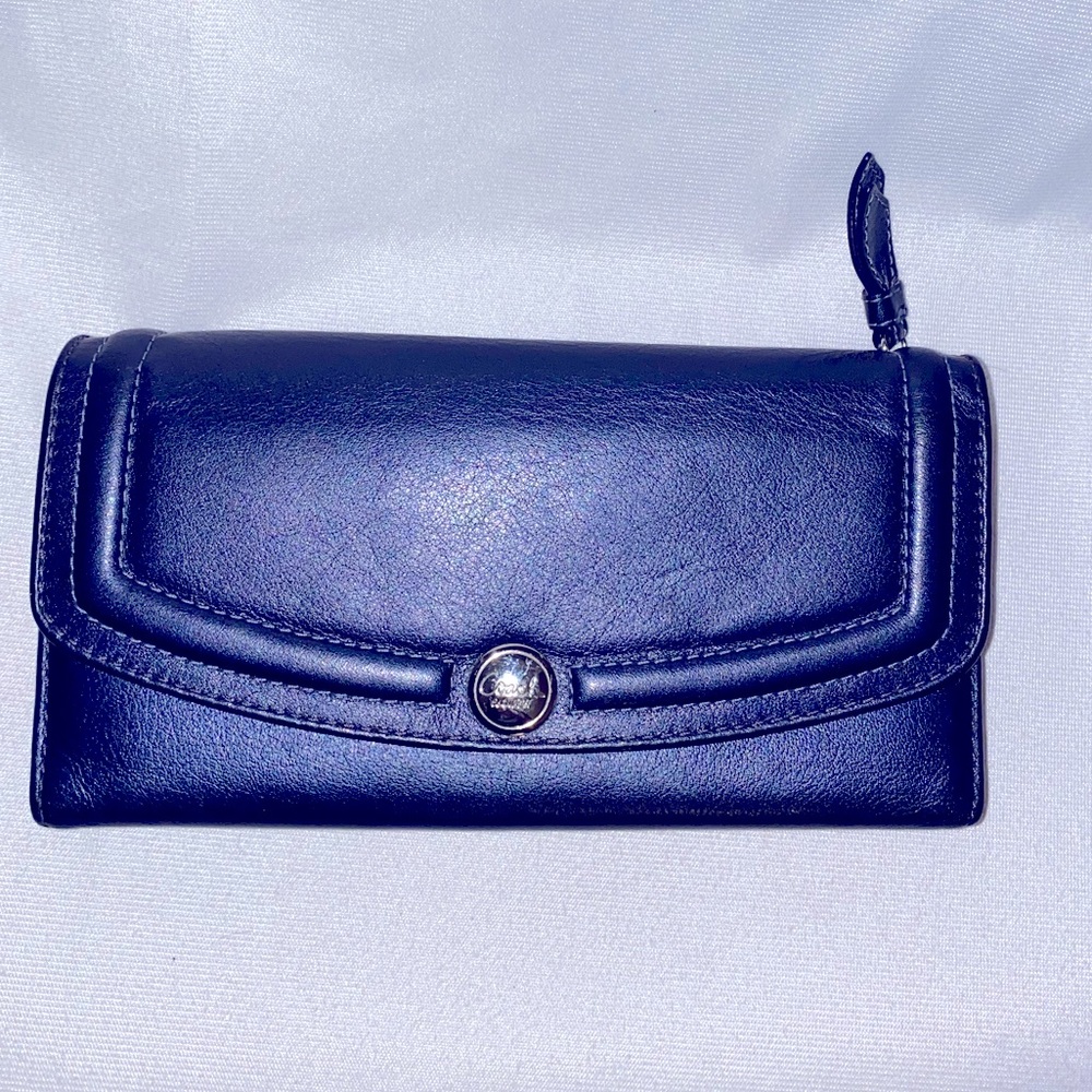 Large Coach Leather Wallet